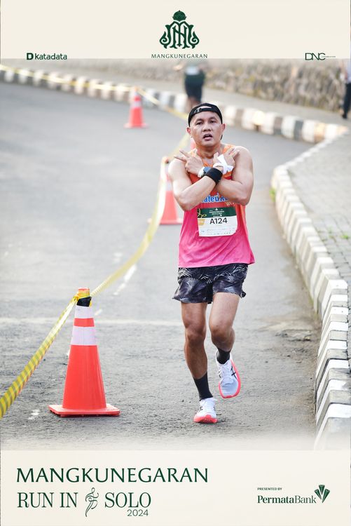 Race photo from Mangkunegaran Run 2024