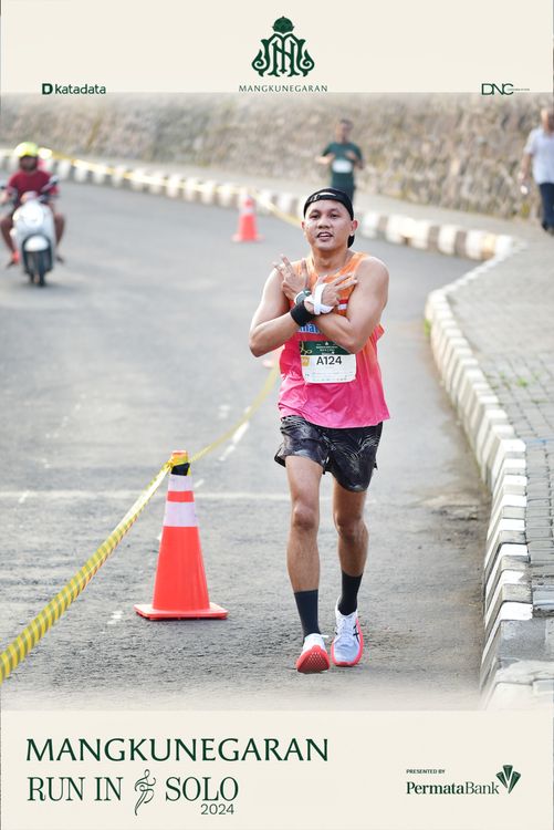 Race photo from Mangkunegaran Run 2024