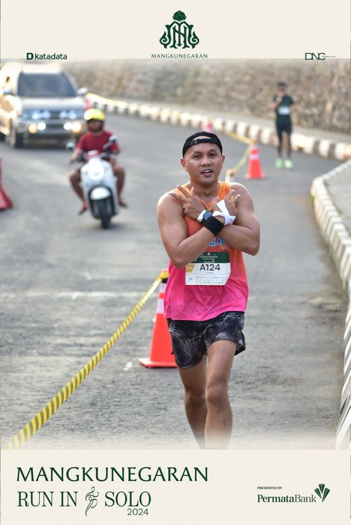 Race photo from Mangkunegaran Run 2024