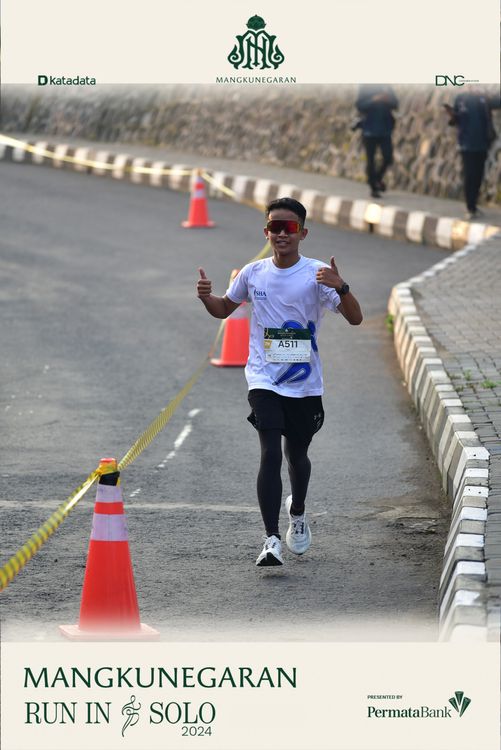 Race photo from Mangkunegaran Run 2024