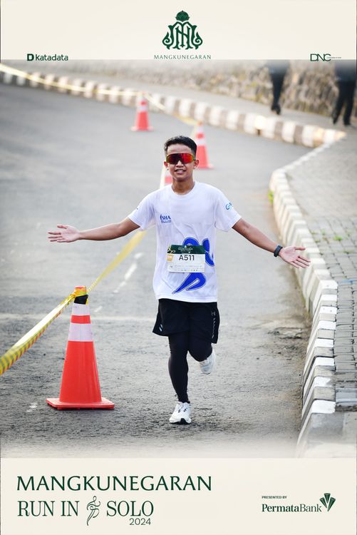 Race photo from Mangkunegaran Run 2024