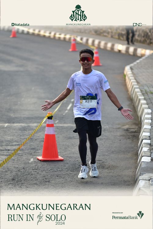 Race photo from Mangkunegaran Run 2024