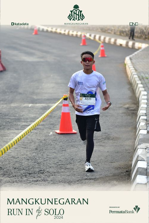 Race photo from Mangkunegaran Run 2024