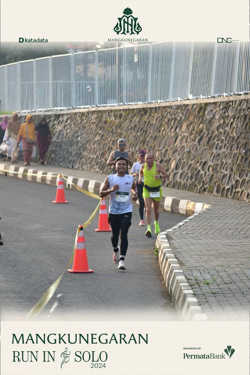 Race photo from Mangkunegaran Run 2024