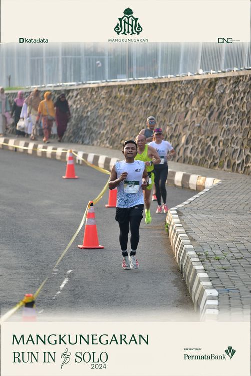 Race photo from Mangkunegaran Run 2024