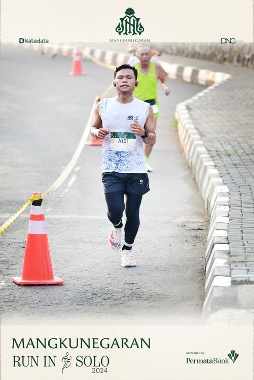 Race photo from Mangkunegaran Run 2024