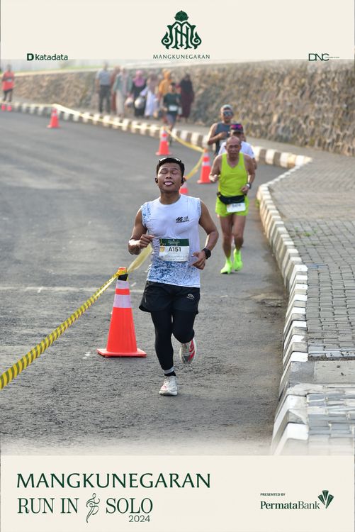 Race photo from Mangkunegaran Run 2024
