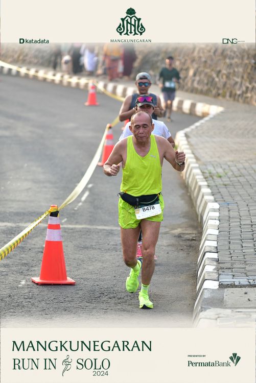 Race photo from Mangkunegaran Run 2024