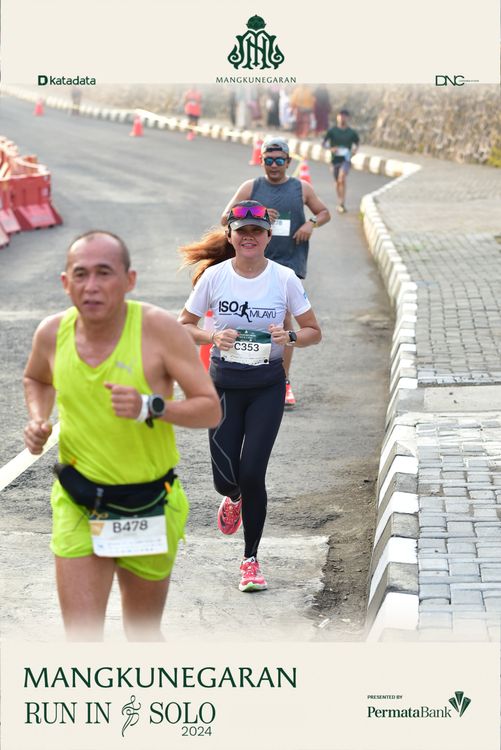 Race photo from Mangkunegaran Run 2024