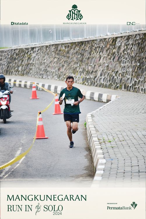 Race photo from Mangkunegaran Run 2024