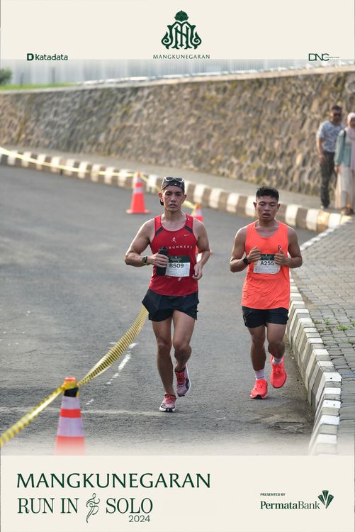 Race photo from Mangkunegaran Run 2024