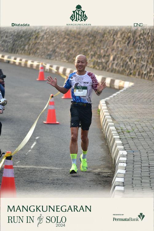 Race photo from Mangkunegaran Run 2024