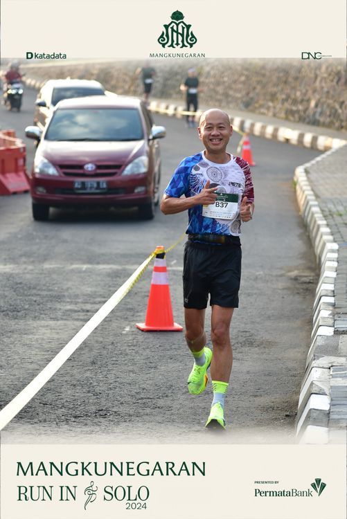 Race photo from Mangkunegaran Run 2024