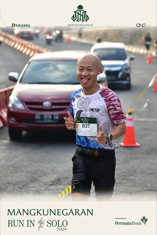Race photo from Mangkunegaran Run 2024