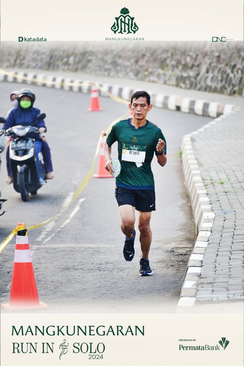 Race photo from Mangkunegaran Run 2024