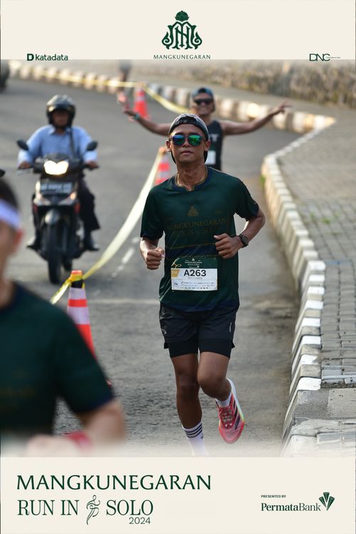 Race photo from Mangkunegaran Run 2024