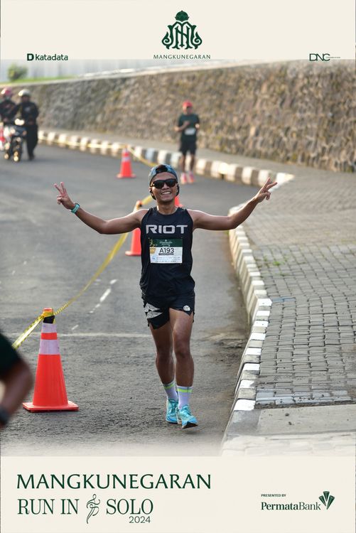 Race photo from Mangkunegaran Run 2024