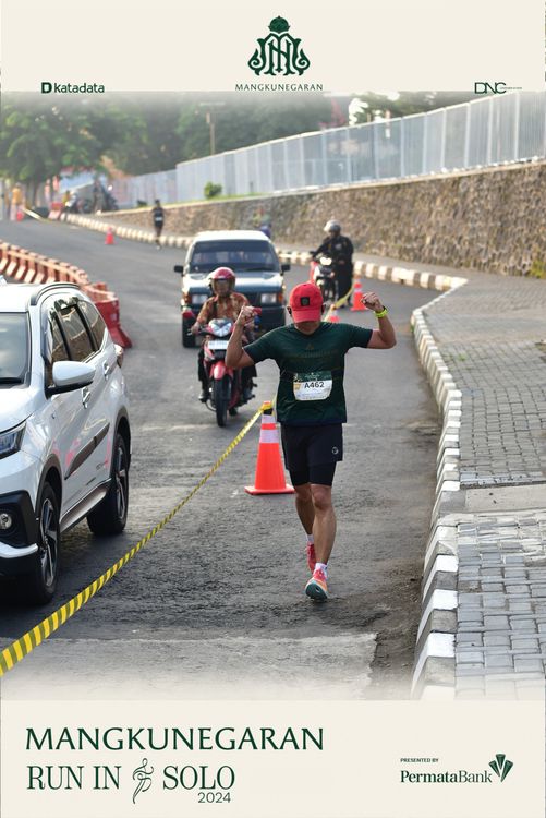 Race photo from Mangkunegaran Run 2024