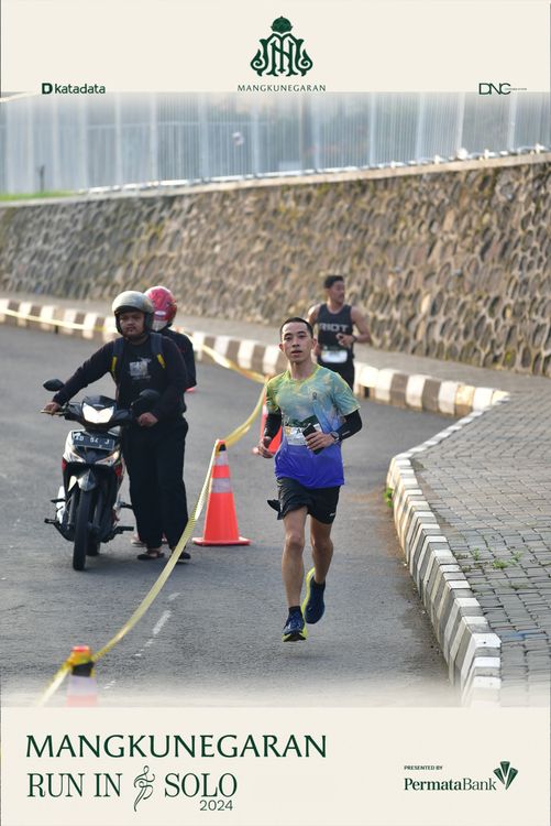 Race photo from Mangkunegaran Run 2024