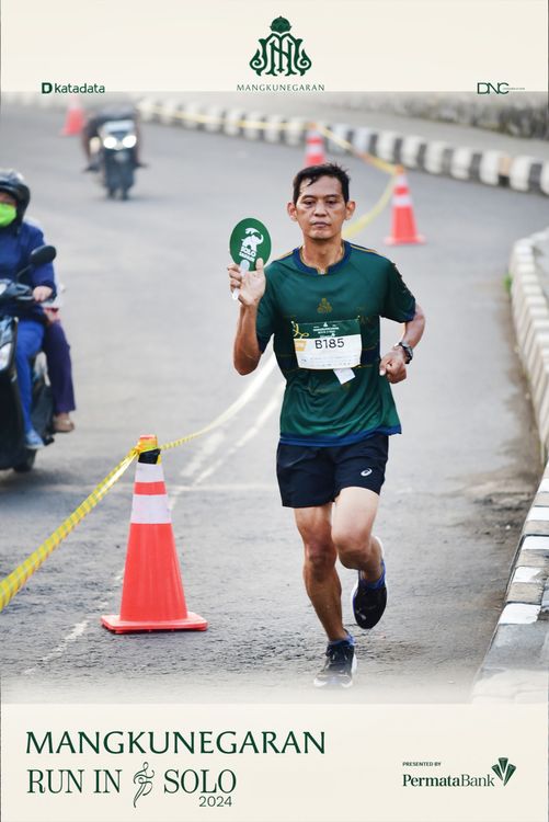 Race photo from Mangkunegaran Run 2024