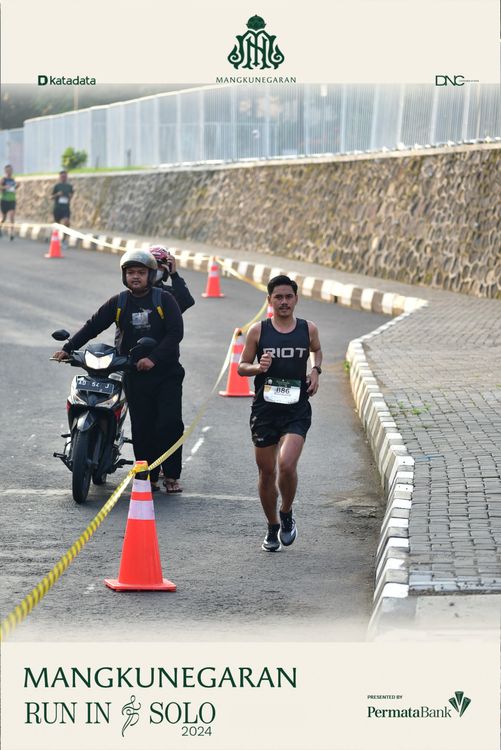 Race photo from Mangkunegaran Run 2024