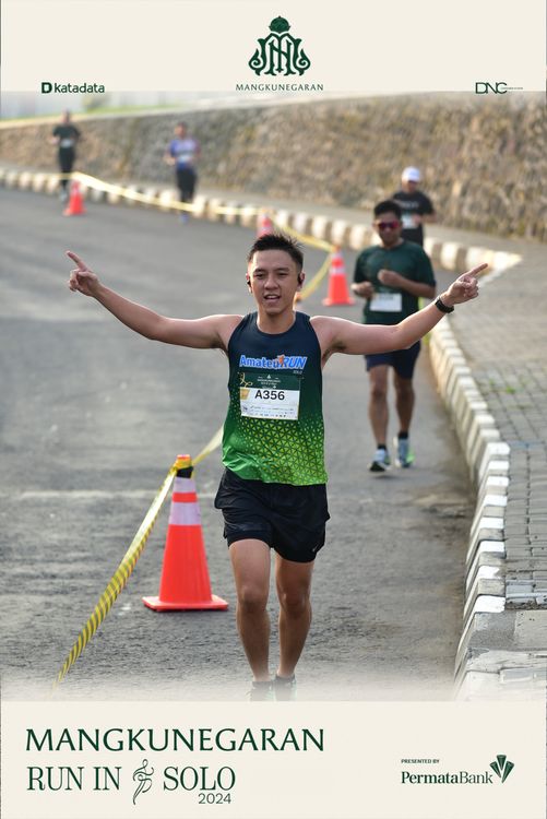 Race photo from Mangkunegaran Run 2024