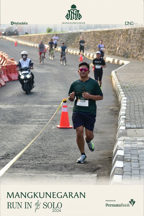 Race photo from Mangkunegaran Run 2024