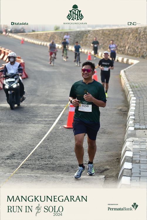Race photo from Mangkunegaran Run 2024