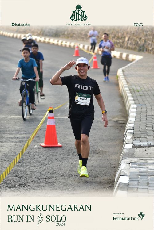 Race photo from Mangkunegaran Run 2024