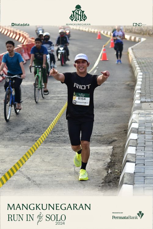 Race photo from Mangkunegaran Run 2024