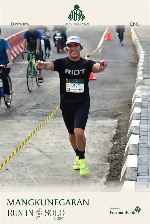 Race photo from Mangkunegaran Run 2024