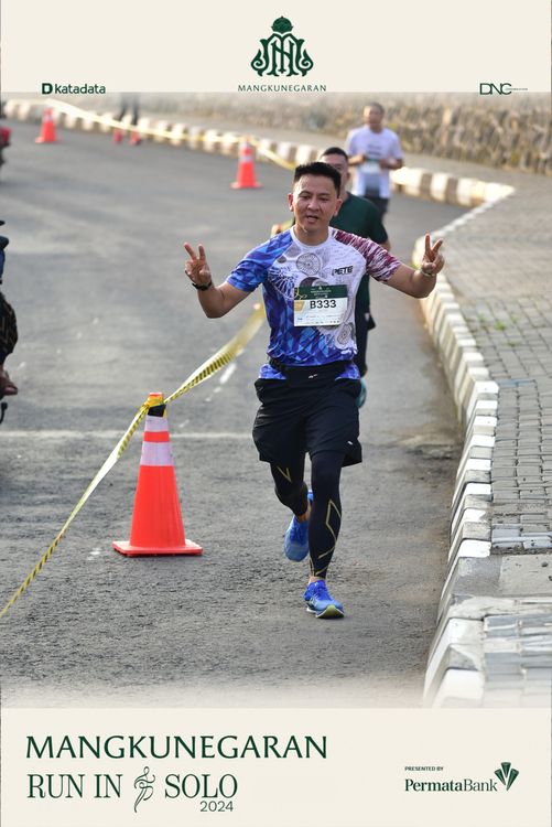 Race photo from Mangkunegaran Run 2024