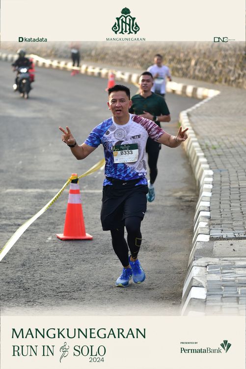 Race photo from Mangkunegaran Run 2024