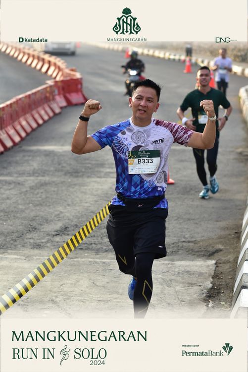 Race photo from Mangkunegaran Run 2024