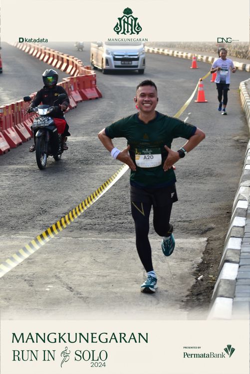 Race photo from Mangkunegaran Run 2024