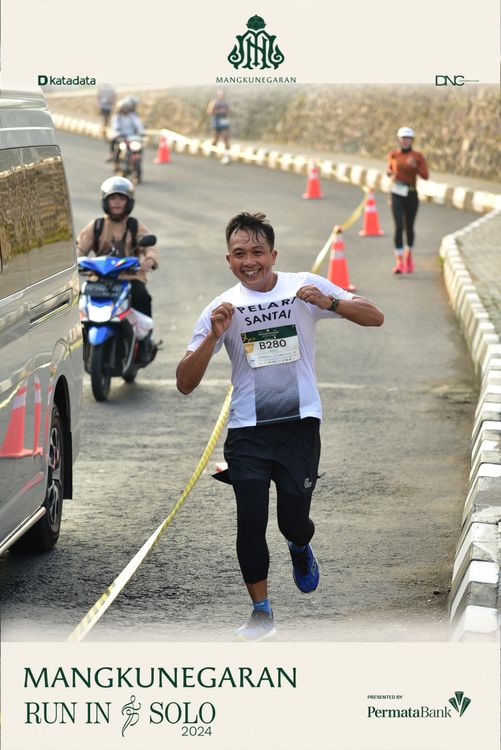 Race photo from Mangkunegaran Run 2024
