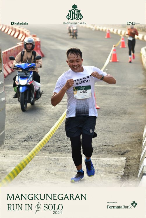 Race photo from Mangkunegaran Run 2024