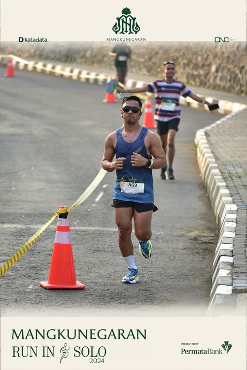 Race photo from Mangkunegaran Run 2024
