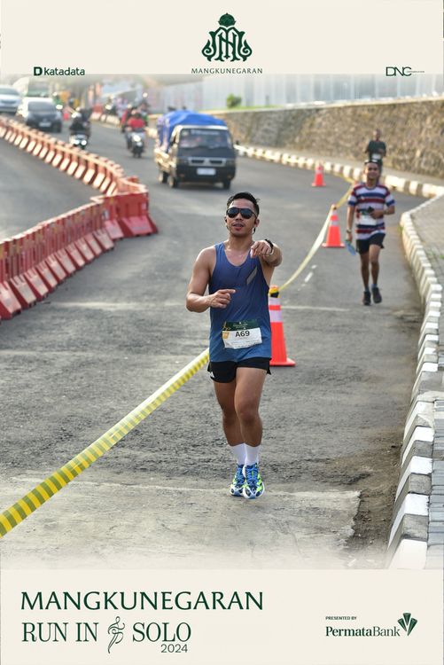Race photo from Mangkunegaran Run 2024