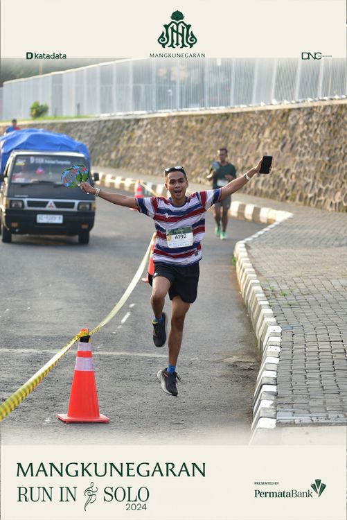 Race photo from Mangkunegaran Run 2024