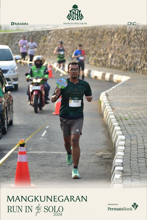 Race photo from Mangkunegaran Run 2024
