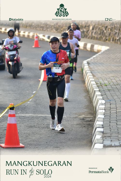 Race photo from Mangkunegaran Run 2024