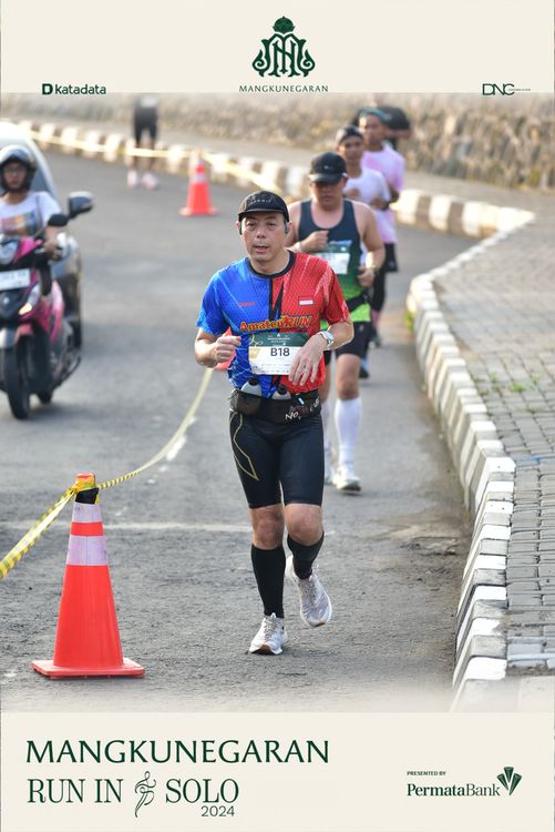 Race photo from Mangkunegaran Run 2024