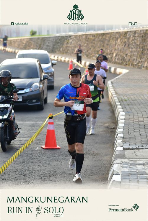 Race photo from Mangkunegaran Run 2024