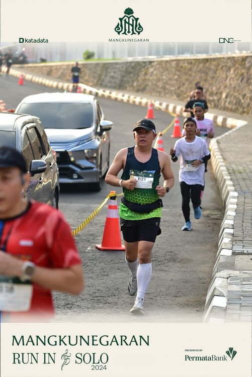 Race photo from Mangkunegaran Run 2024