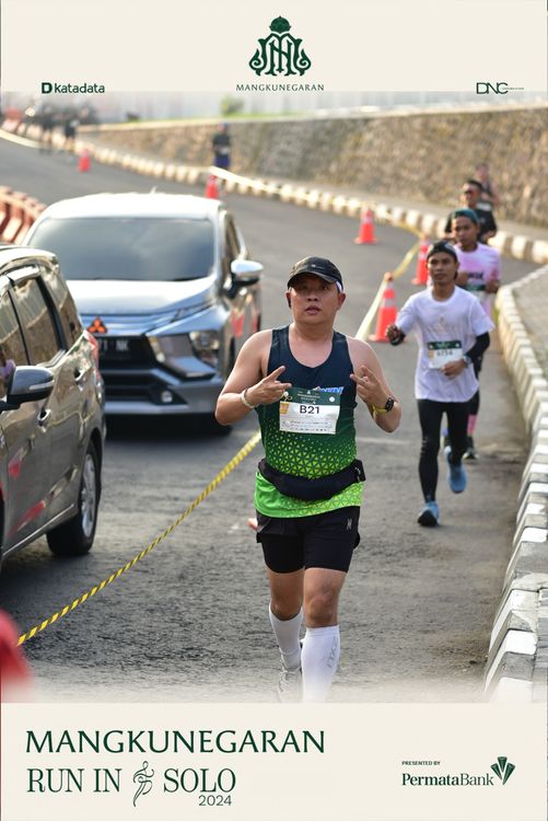 Race photo from Mangkunegaran Run 2024