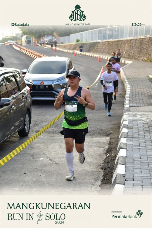 Race photo from Mangkunegaran Run 2024