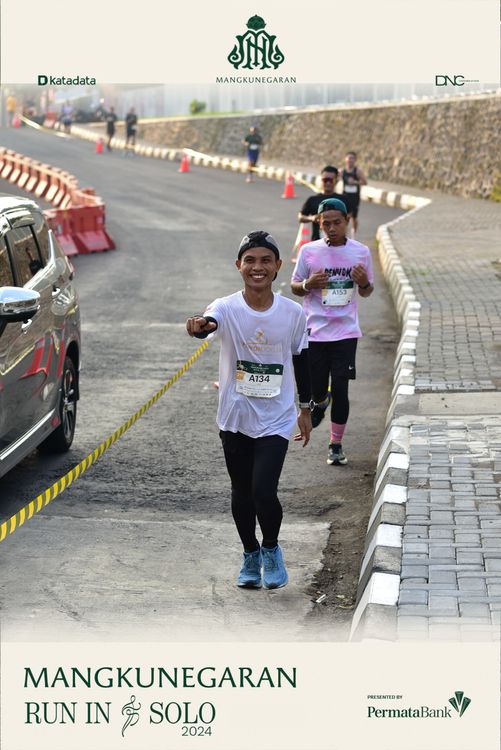 Race photo from Mangkunegaran Run 2024