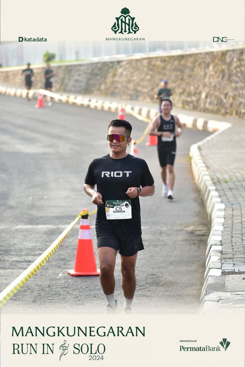 Race photo from Mangkunegaran Run 2024
