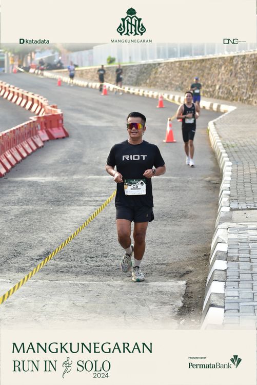 Race photo from Mangkunegaran Run 2024